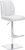 Ravenna Signature Real Leather Bar Stool Bright White