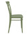 Cross Side Chair Olive Green
