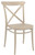 Cross Side Chair Taupe