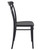 Cross Side Chair Black