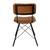 Duke Side Chair Bruciato Leather