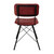 Duke Side Chair Vintage Red