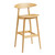 Carcher Bar Stool Natural Oak