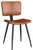 Opel Side Chair Bruciato Leather