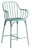 Denver Bar Stool Mid Height Retro Light Blue