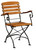 Arch Folding Arm Chair