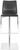 Eccellente Signature Real Leather Bar Stool Black