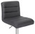 Luscious Signature Real Leather Bar Stool Charcoal Grey