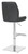 Ravenna Signature Real Leather Bar Stool Charcoal Grey