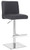 Snella Signature Real Leather Bar Stool Charcoal Grey