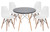 Iconic Round Wooden Table Black