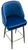 Mayfair Velvet Blue Kitchen Bar Stool with Gold Footrest