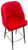 *ONLY 1 LEFT* Mayfair Velvet Red Bar Stool with Gold Footrest