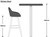 Velluto Velvet Bar Stool Lime Green with Gold Footrest