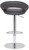 Sorrento Signature Real Leather Bar Stool Charcoal Grey