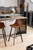Antico Tall Bistro Bar Stool Brown