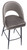 *ONLY 1 LEFT* Chelsea Tall Velvet Bistro Bar Stool - Charcoal