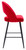*ONLY 1 LEFT* Chelsea Tall Velvet Red Bistro Bar Stool
