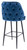 Mayfair Tall Velvet Bistro Bar Stool - Blue