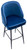 Mayfair Tall Velvet Bistro Bar Stool - Blue
