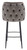 Mayfair Tall Velvet Bistro Bar Stool - Charcoal