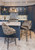 Mayfair Tall Velvet Bistro Bar Stool - Charcoal