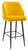 Mayfair Tall Velvet Bistro Bar Stool - Mustard