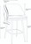 Mayfair Tall Velvet Bistro Bar Stool - Mustard