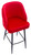*ONLY 1 LEFT* Mayfair Tall Velvet Bistro Bar Stool - Red