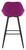 *ONLY 1 LEFT* Velluto Velvet Bistro Bar Stool Purple