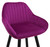 *ONLY 1 LEFT* Velluto Velvet Bistro Bar Stool Purple