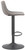 Antico Bar Stool Grey with Black Frame