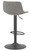Antico Bar Stool Grey with Black Frame