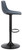 Antico Bar Stool Blue with Black Frame