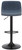 Antico Bar Stool Blue with Black Frame