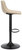 Antico Bar Stool Cream with Black Frame
