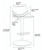 Antico Bar Stool Cream with Black Frame