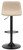 Antico Bar Stool Cream with Black Frame