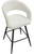 Amalfi Boucle Kitchen Bar Stool White