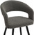 Amalfi Boucle Kitchen Bar Stool Grey