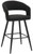 Amalfi Boucle Kitchen Bar Stool Black