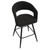 Amalfi Boucle Kitchen Bar Stool Black
