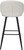 Roma Boucle Bar Stool White