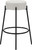 Rotonda Boucle Bar Stool White