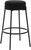 Rotonda Boucle Bar Stool Black