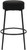 Rotonda Boucle Bar Stool Black