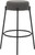 Rotonda Boucle Bar Stool Grey