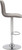Verona Velvet Bar Stool Grey