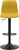 Verona Velvet Bar Stool Mustard with Black Frame