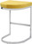 Trevi Cantilever Velvet Bar Stool Mustard